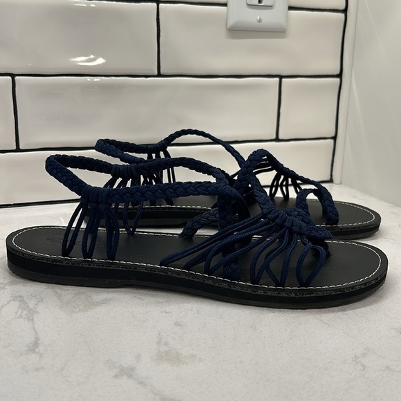 Everelax Rope Hand Braided Flat Sandals Woven Women’s Size 10 NWOT - Picture 5 of 16